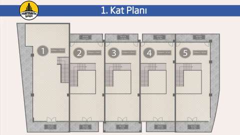 Marmaris Business Center, 1. Kat Planı